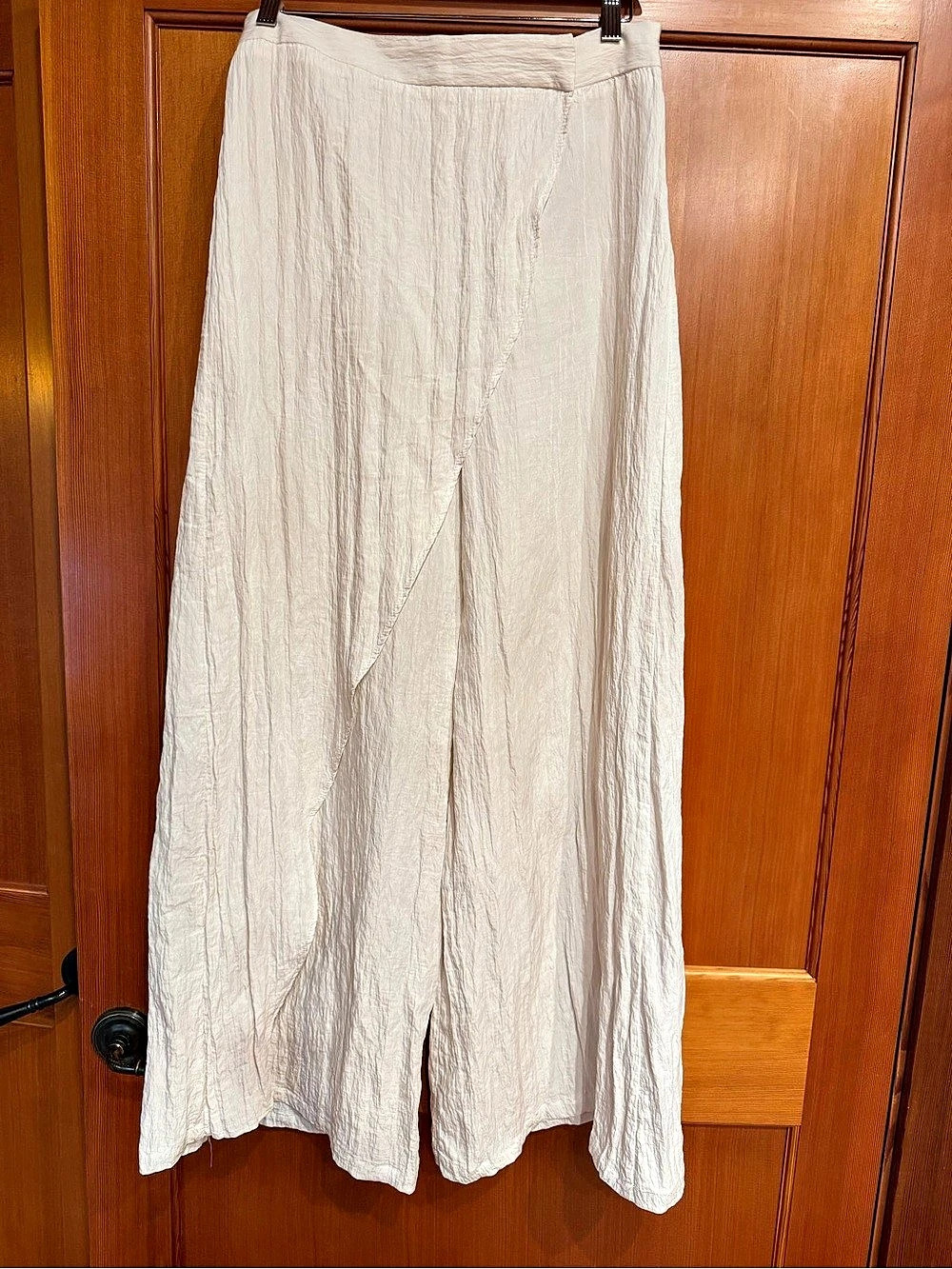 Zara Flowy Wide Leg Pants in White